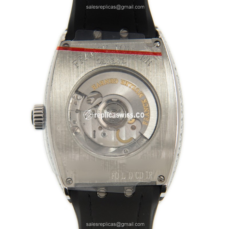 Franck Muller V 32 SC AT FO L D CD 1R (AC.NR) LADIES COLLECTION Automatic Stainless Steel & Diamonds