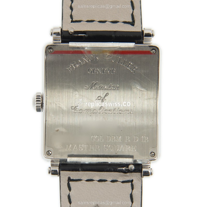 Franck Muller 6002 L QZ D 1R COL DRM (AC) MASTER SQUARE Quartz Stainless Steel & Diamonds