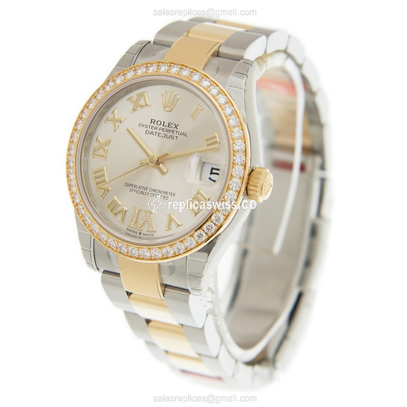 Rolex 278383RBR-0003 DATEJUST Automatic 18kt Gold & Diamond & Steel