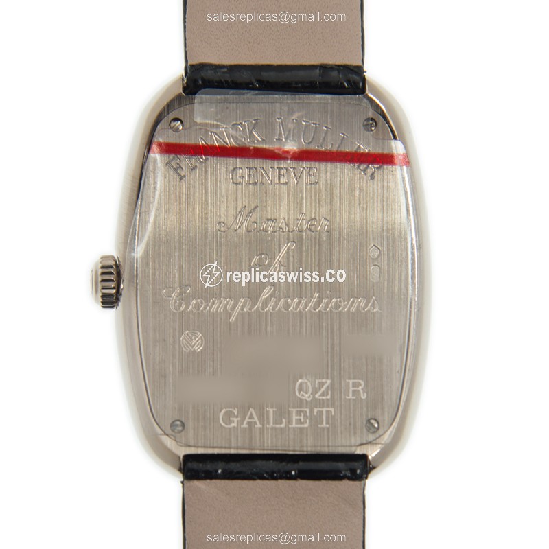 Franck Muller 3002 L QZ R GALET (OG) GALET Quartz 18kt White Gold