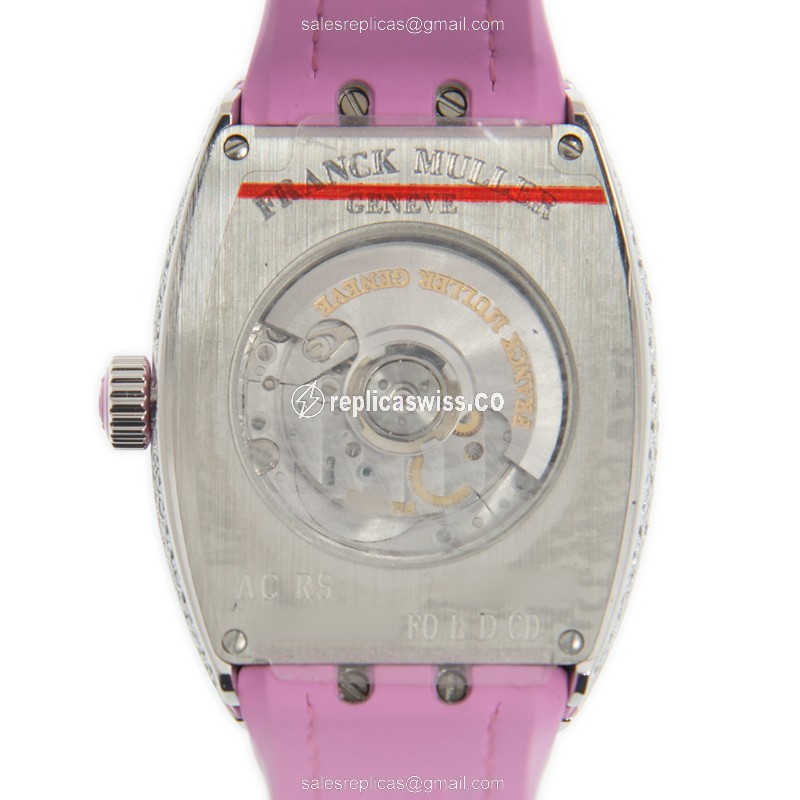 Franck Muller V 32 SC AT FO L D CD (AC.RS) VANGUARD Automatic Stainless Steel & Diamonds