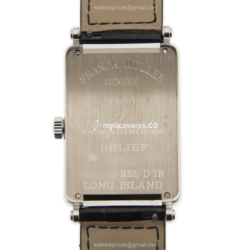 Franck Muller 1002 QZ REL D 1R (OG) LONG ISLAND Quartz 18kt White Gold & Diamond