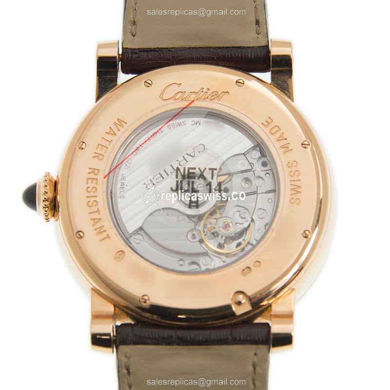 Cartier W1580001 ROTONDE DE CARTIER Automatic 18kt Rose Gold