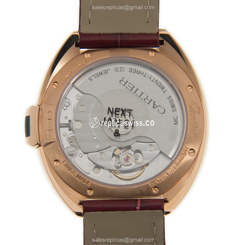 Cartier WJCL0048 CLe DE CARTIER Automatic 18kt Rose Gold & Diamonds