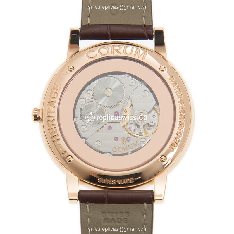 Corum 157.100.55/0002 BD01 HERITAGE Automatic 18kt Rose Gold