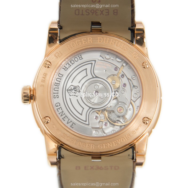 Roger Dubuis RDDBEX0493 EXCALIBUR Automatic 18kt Rose Gold & Diamonds