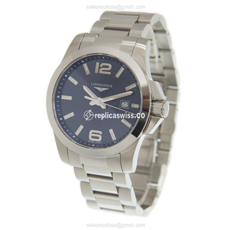 Longines L3.760.4.96.6 CONQUEST Quartz Stainless Steel