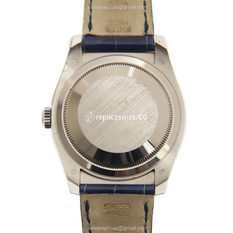 Rolex 116189 PURNAMELPAVEDAR LADY DATEJUST Automatic 18kt White Gold & Diamond & Steel