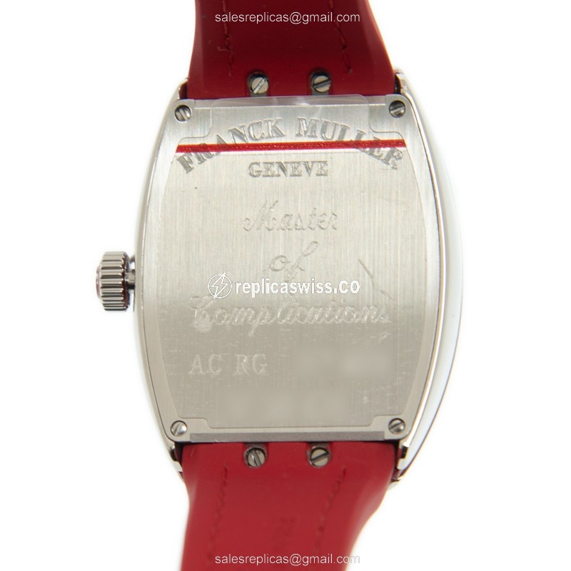 Franck Muller V 32 CH (AC.RG) CRAZY HOURS Automatic Stainless Steel