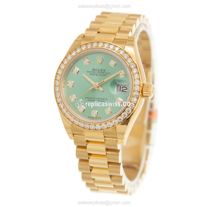 Rolex 279138RBR-0025 LADY DATEJUST Automatic 18kt Gold & Diamond