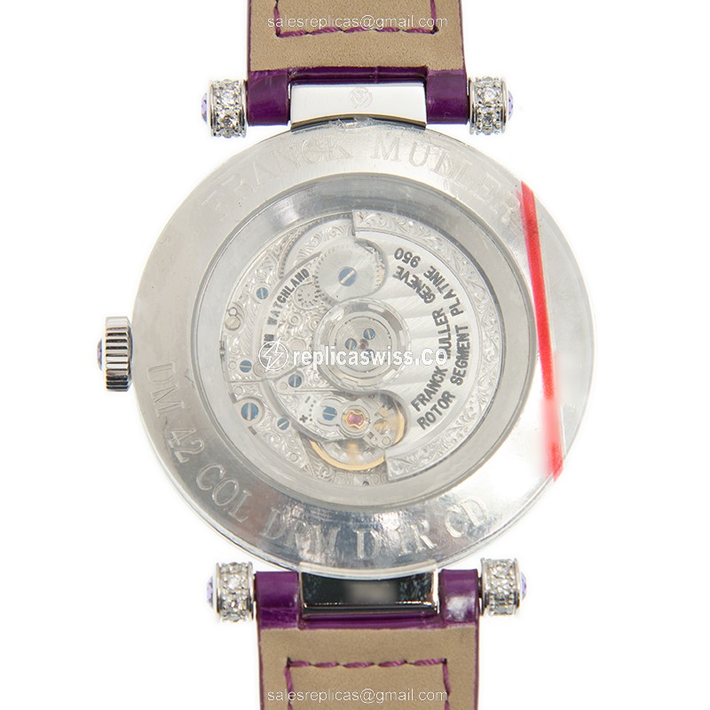 Franck Muller DM 42 COL DRM D 1R CD (OG) DOUBLE MYSTERY Automatic 18kt White Gold & Diamond