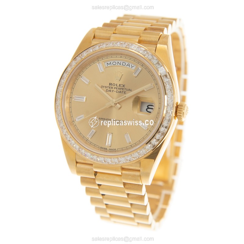 Rolex 228398TBR-0002 DAY-DATE Automatic 18kt Gold & Diamond