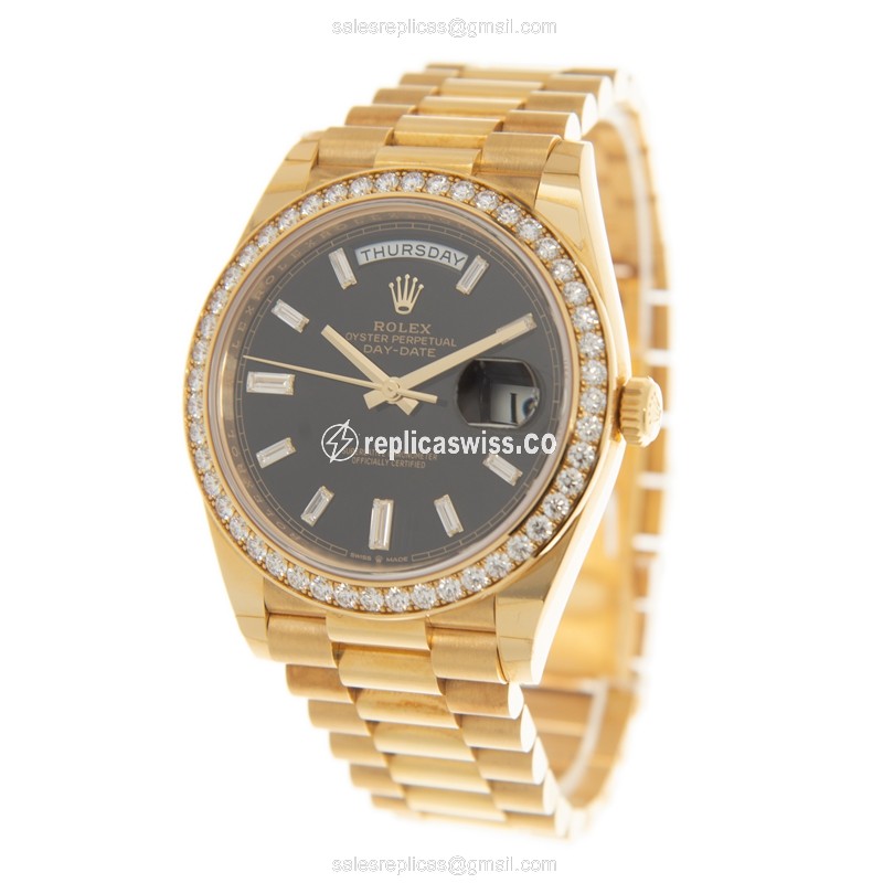 Rolex 228348RBR-0001 DAY-DATE Automatic 18kt Gold & Diamond