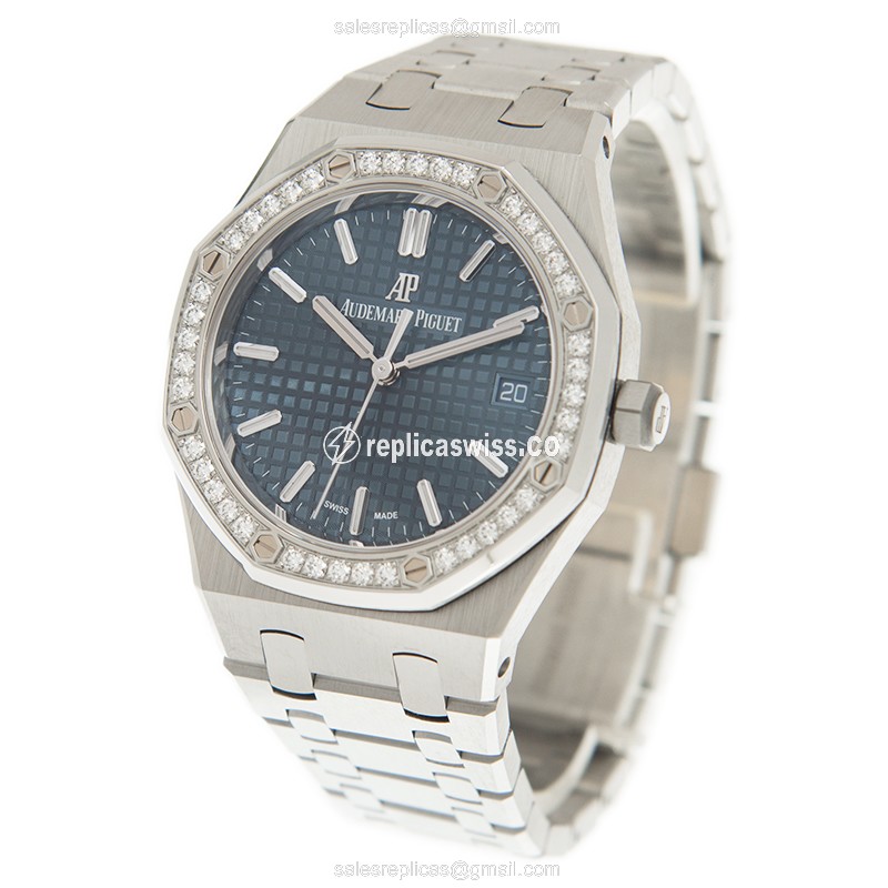 Audemars Piguet 77351ST.ZZ.1261ST.01 ROYAL OAK Automatic Stainless Steel & Diamonds