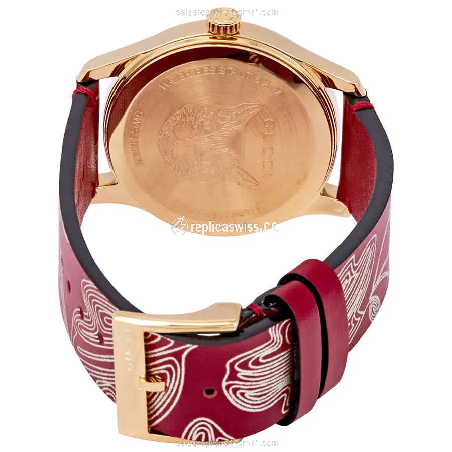 Gucci YA1264054 G-TIMELESS Quartz Gold-Plated & Stainless Steel