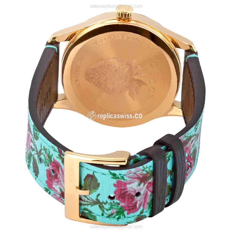 Gucci YA1264085 G-TIMELESS Quartz Gold-Plated & Stainless Steel