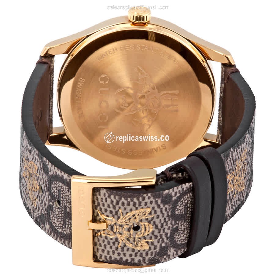 Gucci YA1264068 G-TIMELESS Quartz PVD Gold