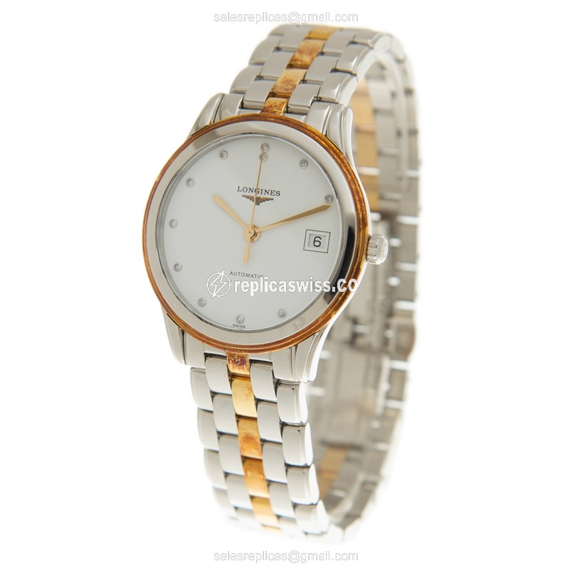 Longines L4.774.5.27.7 FLAGSHIP Automatic Gold-Plated & Stainless Steel