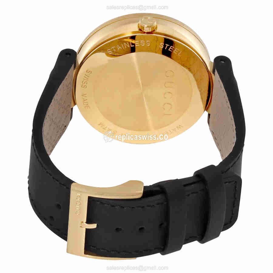Gucci YA133212 INTERLOCKING Quartz PVD Gold