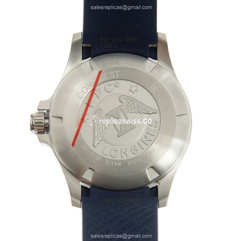 Longines L3.729.4.96.9 CONQUEST Quartz Ceramic & Steel