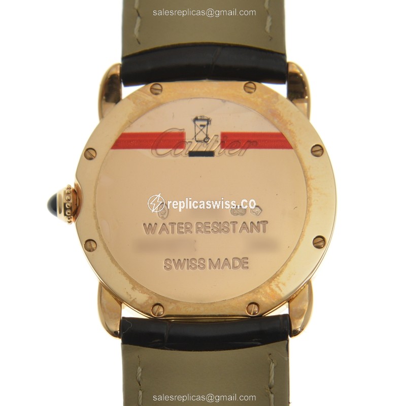 Cartier W6800151 RONDE LOUIS CARTIER Quartz 18kt Rose Gold
