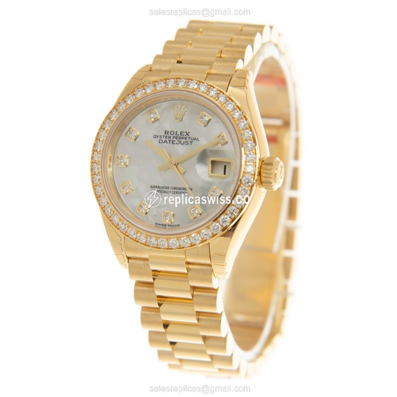 Rolex 279138RBR-0015 LADY DATEJUST Automatic 18kt Gold & Diamond