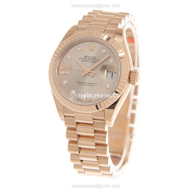 Rolex 279175-0005 LADY DATEJUST Automatic 18kt Rose Gold
