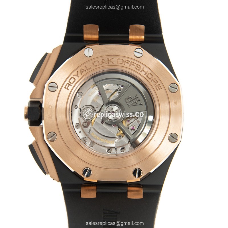 Audemars Piguet 26405NR.OO.A002CA.01 ROYAL OAK OFFSHORE Automatic 18kt Rose Gold & Ceramic