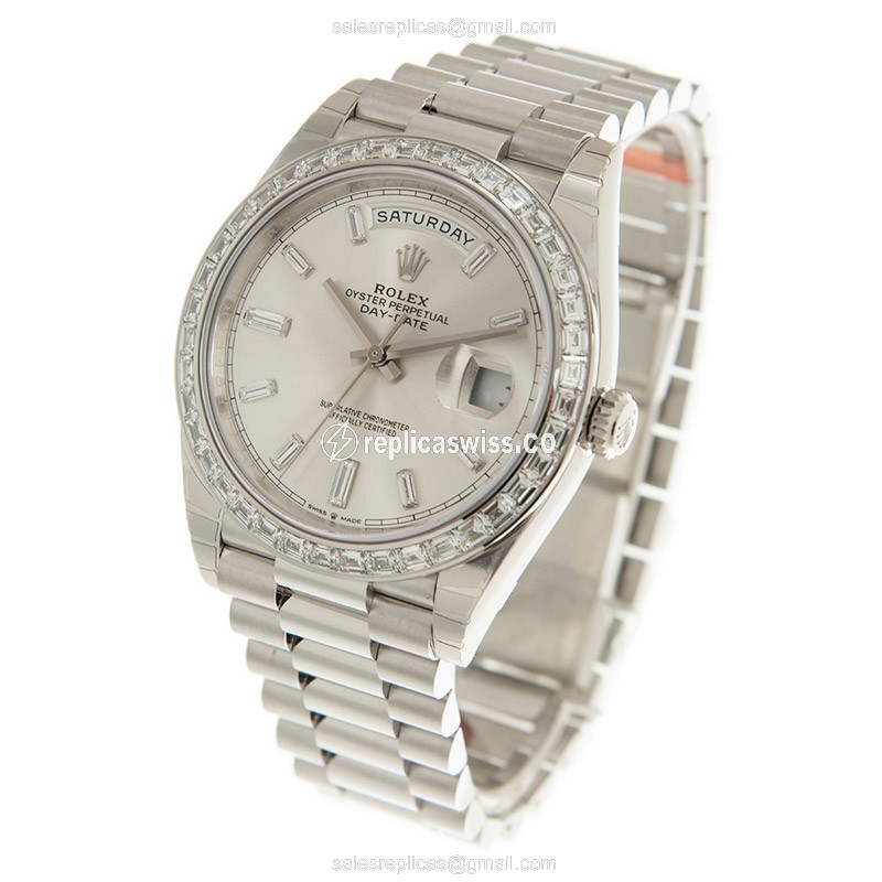 Rolex 228396TBR-0011 DAY-DATE Automatic 950 Platinum & Diamonds
