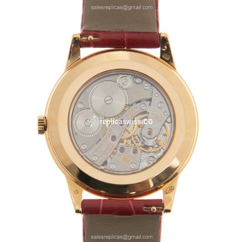 Patek Philippe 7122/200R-001 CALATRAVA Manual Wind 18kt Rose Gold & Diamonds