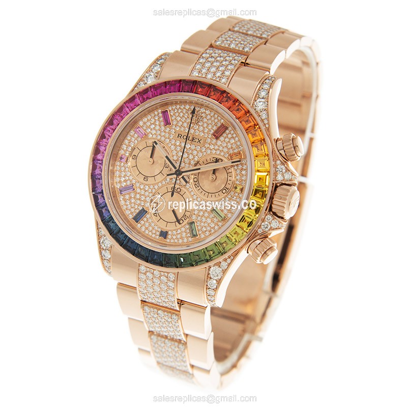 Rolex 116595RBOW-0002 DAYTONA Automatic 18kt Rose Gold & Sapphire