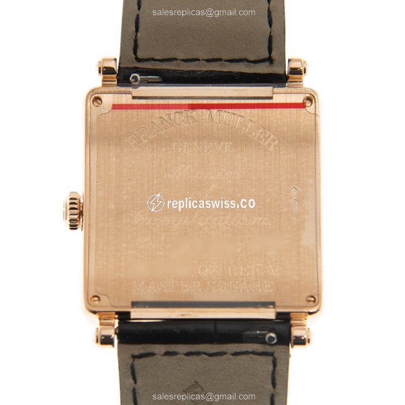 Franck Muller 6002 M QZ REL V (5N) MASTER SQUARE Quartz 18kt Rose Gold