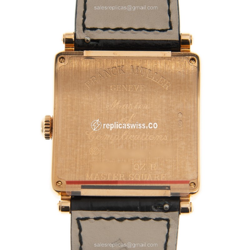 Franck Muller 6002 M QZ R (5N) MASTER SQUARE Quartz 18kt Rose Gold