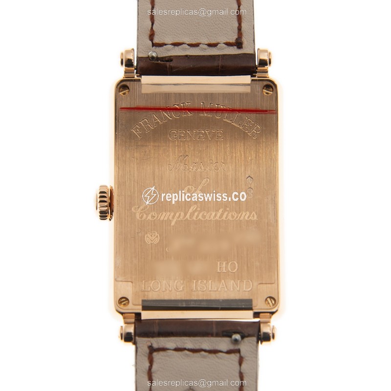 Franck Muller 952 QZ HO (5N) LONG ISLAND Quartz 18kt Rose Gold