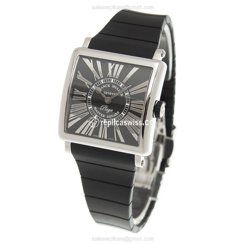 Franck Muller 6002 M QZ REL R PLY (AC)-BK MASTER SQUARE Quartz Stainless Steel