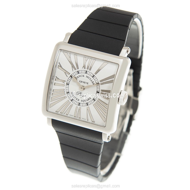 Franck Muller 6002 M QZ REL R PLY (AC)-WT MASTER SQUARE Quartz Stainless Steel
