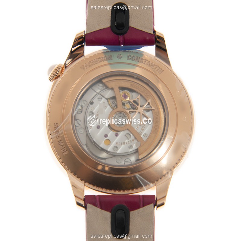 Vacheron Constantin 4605F/000R-B496 EGERIE Automatic 18kt Rose Gold & Diamonds