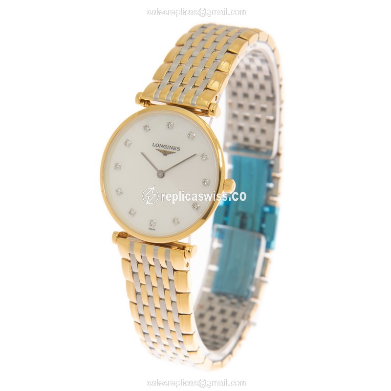 Longines L4.512.2.87.7 LA GRANDE Quartz Gold-Plated & Stainless Steel