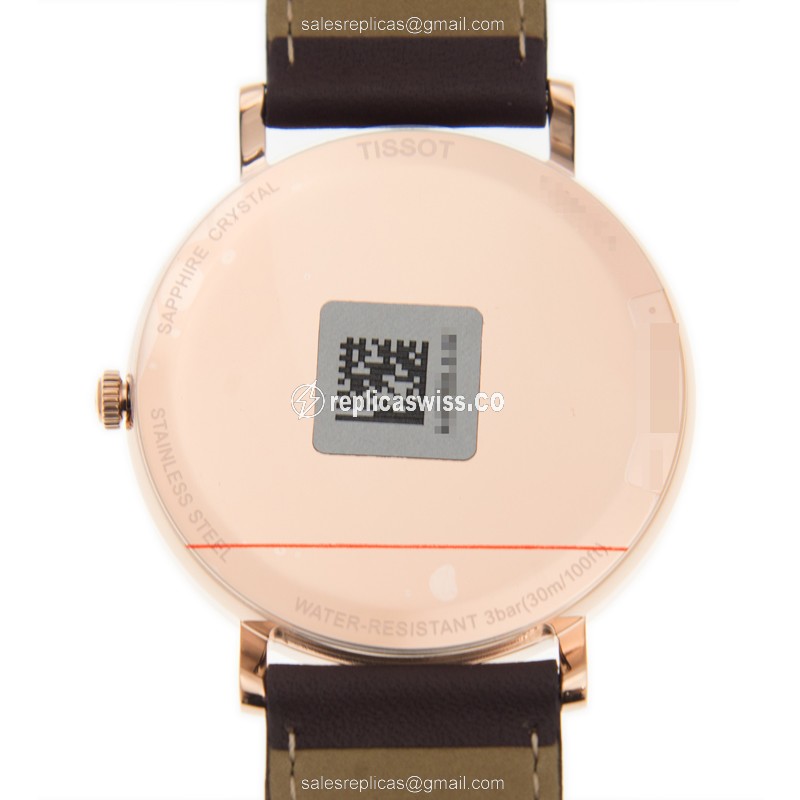 Tissot T109.610.36.031.00 T-CLASSIC Quartz 18kt Rose Gold