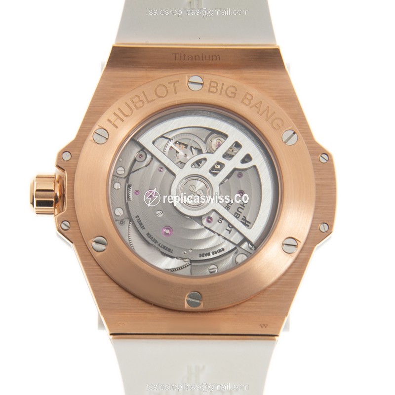 Hublot 465.OE.2080.RW.1204 BIG BANG Automatic 18kt Rose Gold & Diamonds