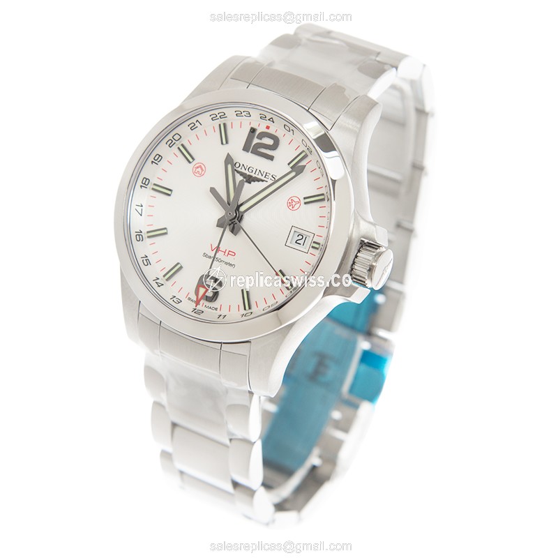 Longines L3.718.4.76.6 CONQUEST Quartz Stainless Steel