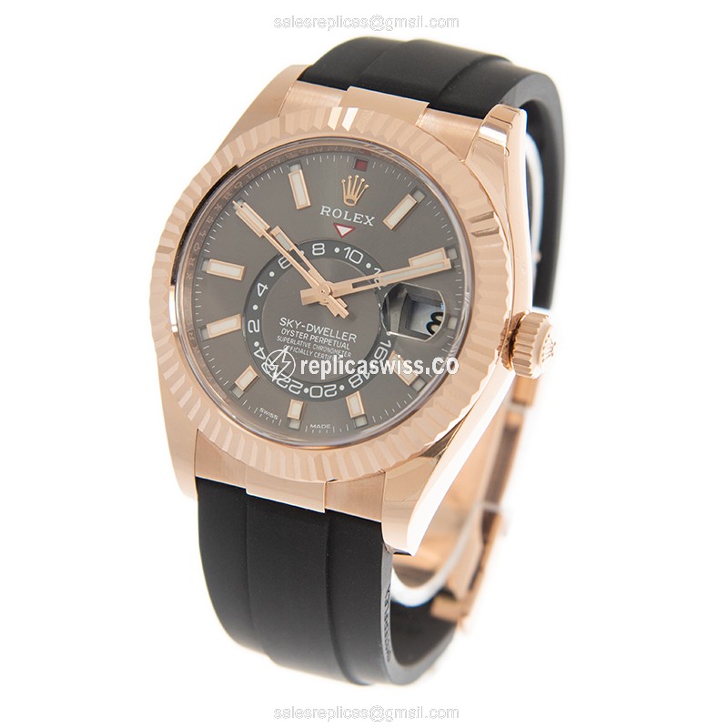 Rolex 326235-0006 SKY-DWELLER Automatic 18kt Rose Gold