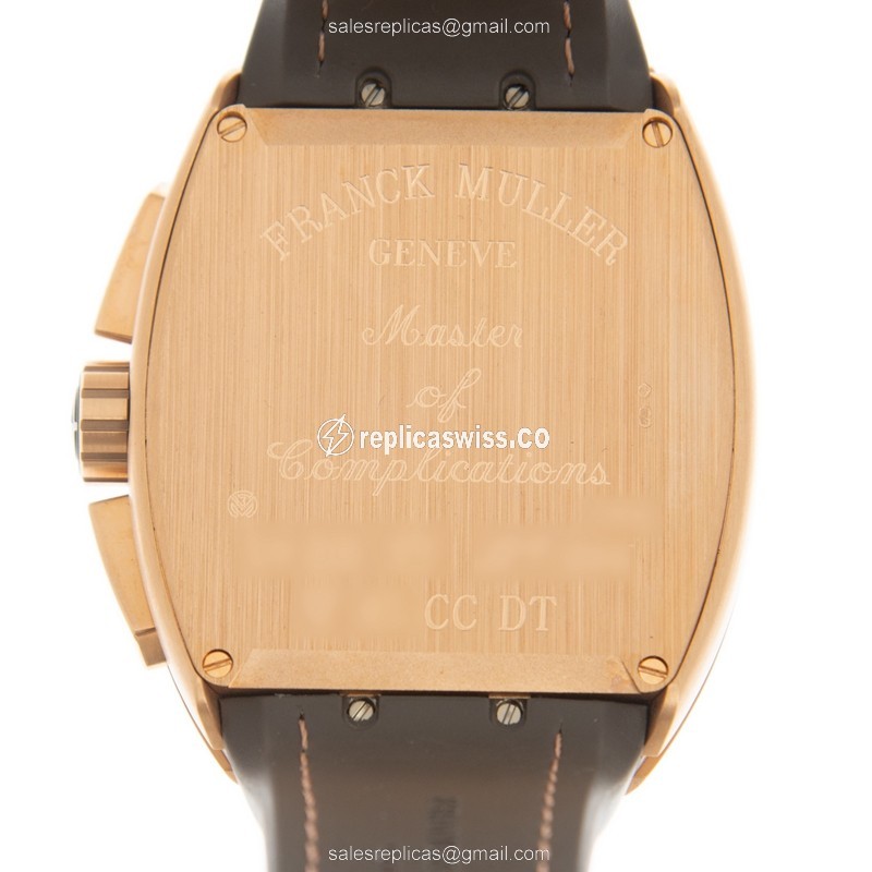 Franck Muller V 45 CC DT(5N.BR) TT VANGUARD Automatic 18kt Rose Gold