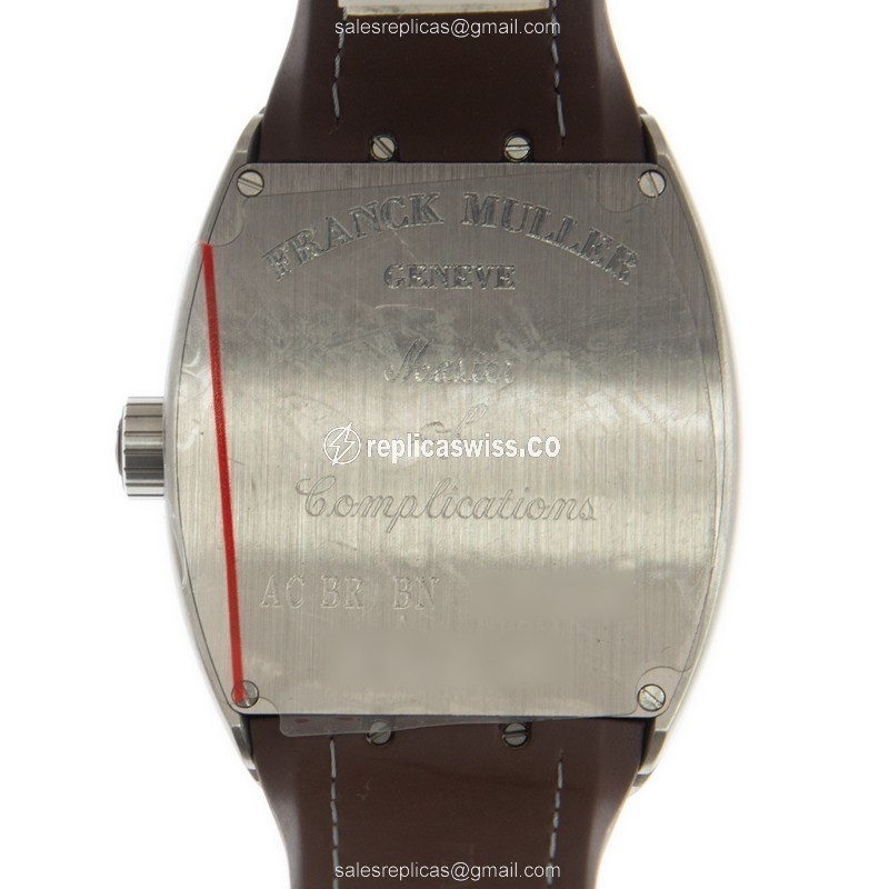 Franck Muller V 45 SC DT(AC.BR.BN) VANGUARD Automatic Stainless Steel