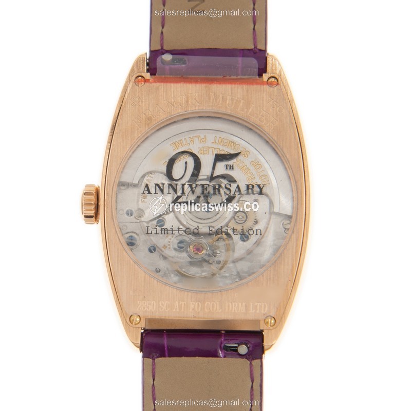 Franck Muller 2850 SC AT FO COL DRM 25TH LTD (5N) GENEVE Automatic 18kt Rose Gold