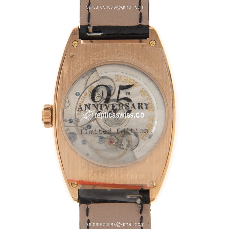 Franck Muller 2850 SC AT FO 25TH LTD (5N) GENEVE Automatic 18kt Rose Gold