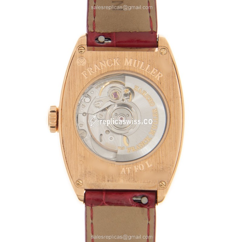 Franck Muller 7500 SC AT FO L(5N.RG) CINTREE CURVEX Automatic 18kt Rose Gold