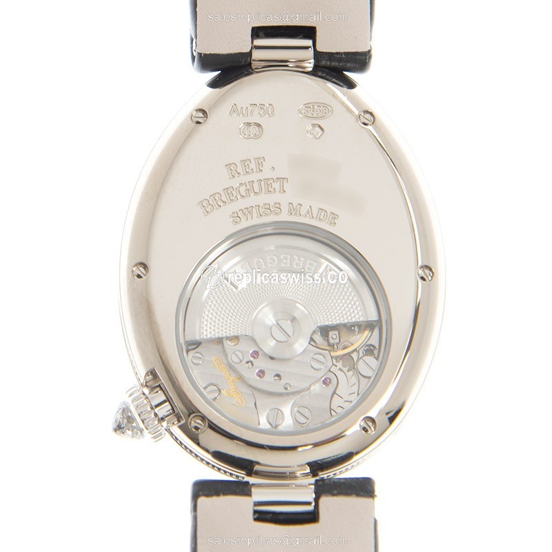 Breguet 8928BB/5W/944/DD0D/3L REINE DE NAPLES Automatic 18kt White Gold & Diamond
