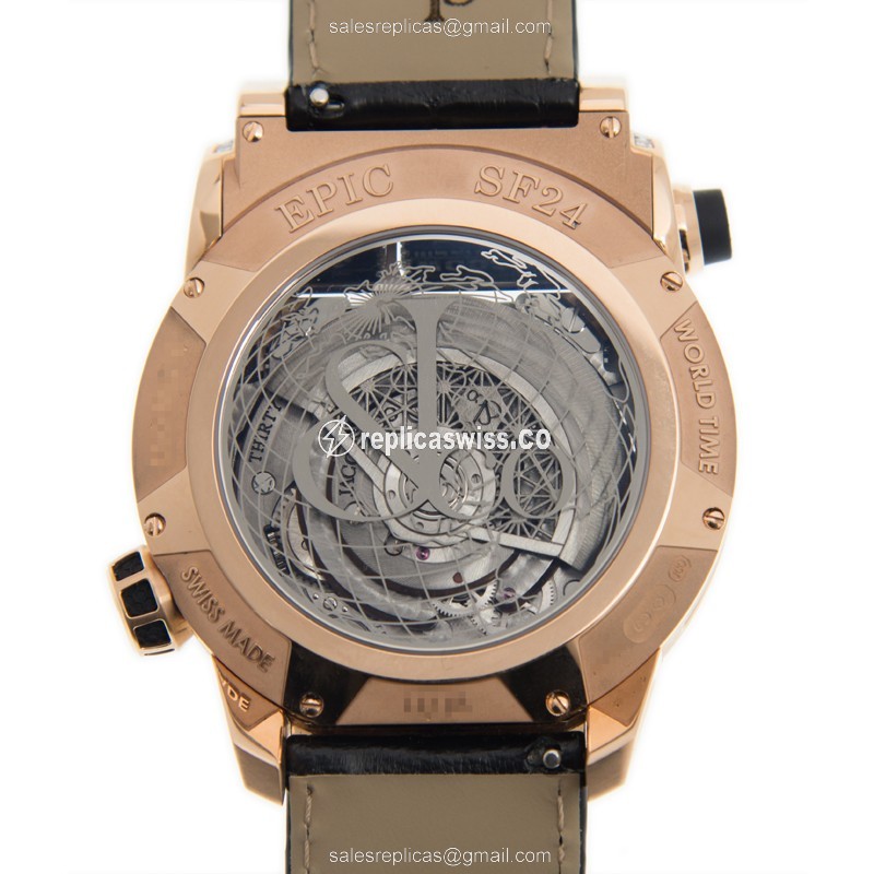 Jacob & Co ES802.40.BD.BD.A CA4D EPIC SF24 Automatic 18kt Rose Gold & Diamonds