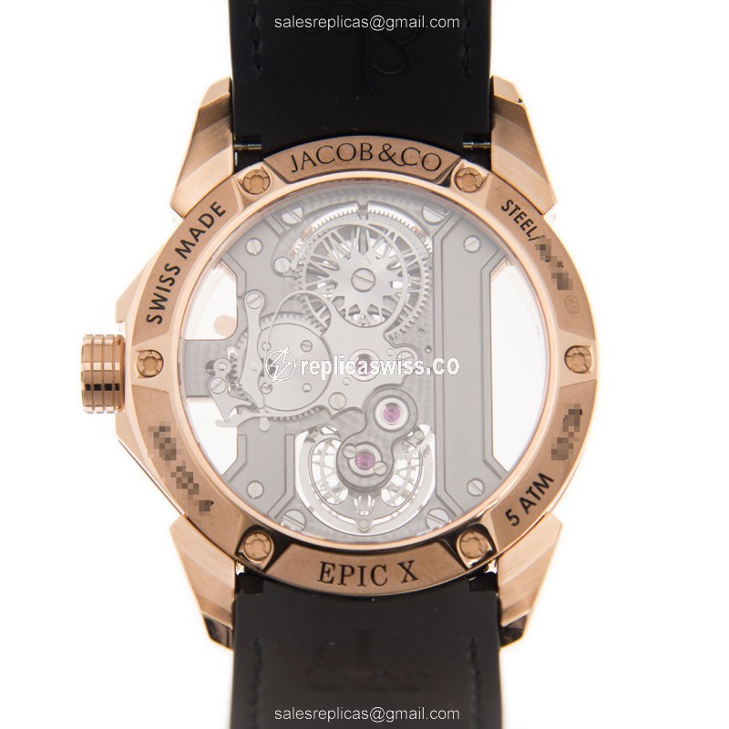 Jacob & Co 101.40.PS.OP.A CC4A EPIC X Automatic 18kt Rose Gold